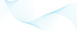 © aLo - Vector abstract blue line wave curve lines with blend effect background with flowing particles future technology concept