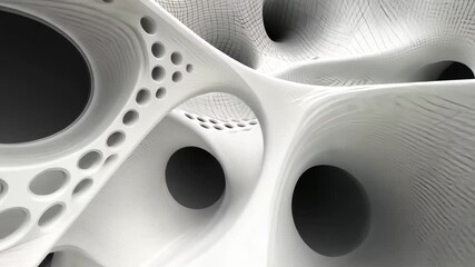 Wall Mural - futuristic abstract surface with intricate patterns creating a dynamic shockwave effect, abstract sh