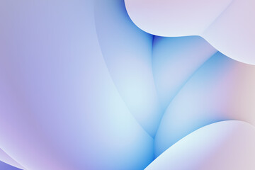 Soft clustered flow with subtle glow