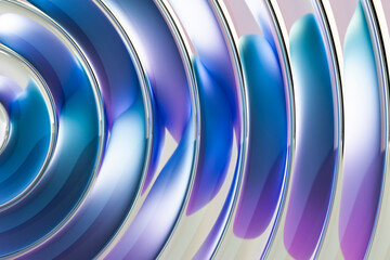 Gradient Minimal Fluidity 3D Background