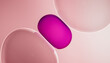 © Pardina Studio x Katya D/Stocksy - Abstract Gradient Shapes in Pink and Magenta Hues