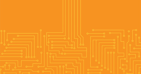 Wall Mural - circuit board background. vector electronic background.