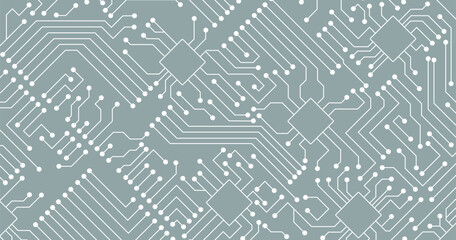 Wall Mural - vector circuit board background technology, illustration.