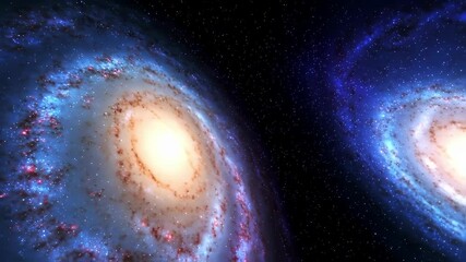 Wall Mural - Galaxy in the space