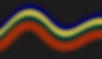 Wall Mural - vibrant gradient shape red blue orange green color grainy background, poster design