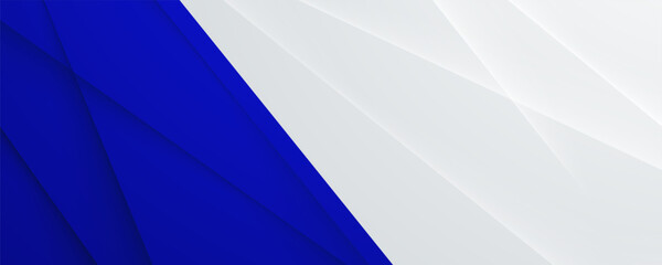 Wall Mural - blue and white abstract fabric design banner background