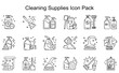 © DesignBy - Cleaning Supplies Icon Pack