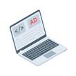© DesignView - An informative isometric icon of ad development project