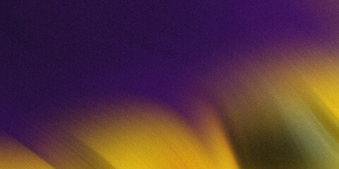Wall Mural - a vibrant abstract background featuring a gradient of purple and yellow hues with a textured grain c