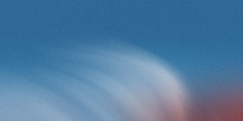 Wall Mural - a calming abstract background featuring a blurred gradient of blue, white, and red creating a vibran