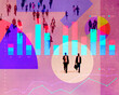 © Westend61 - Abstract business concept with charts and graphs representing finance and strategy