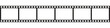 © Elis Iskrytska - Movie film long strip template, vintage filmstrip roll frame, vector photo background. Video or movie filmstrip overlay, cinema or photograph camera long film strip on transparent screen