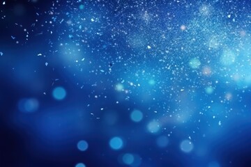 Canvas Print - bright shiny blue backgrounds illuminated snowflake.
