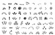 © Ade - hand drawn cute curly lines expressions cartoon movement comic doodle