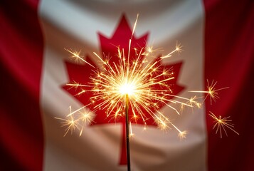 Wall Mural - Sparkling Tribute to Canada