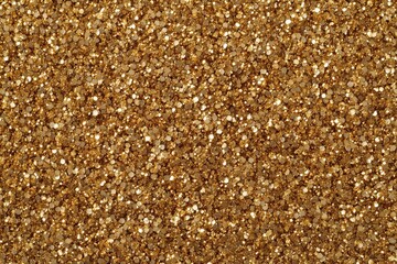 Wall Mural - Dazzling Gold Glittering Texture, Elegant Golden Surface Shimmers and Sparkles Luxuriously