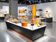 © Kobkaew - Showcasing modern design elements in a brightly lit display contemporary store product showcase indoor setting eye-level view retail aesthetics