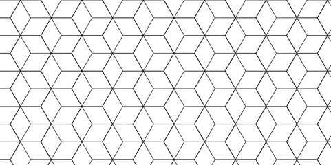 Hexagon honeycomb technology structure seamless tile pattern design.