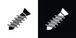 © Extra - Implant Fixture icon Set collection. Vector silhouette.