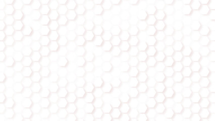 Wall Mural - abstract. embossed hexagon , honeycomb white background ,light and shadow ,vector