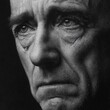 © Seak - 'A black-and-white portrait captures deep sorrow in a person's eyes..
