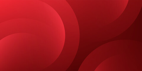 Wall Mural - Red abstract background. Dynamic shapes composition. Eps10 vector