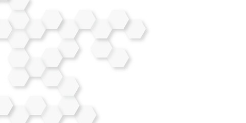 White honeycomb hexagon structure background png with modern clean style.