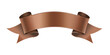 © agrus_aiart - illustration of classic brown wavy ribbon banner