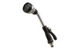 © whitestorm - Silver and black garden hose nozzle isolated on transparent background