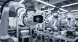 © Meow Creations - Automated industrial robot arm with vision system in modern manufacturing plant