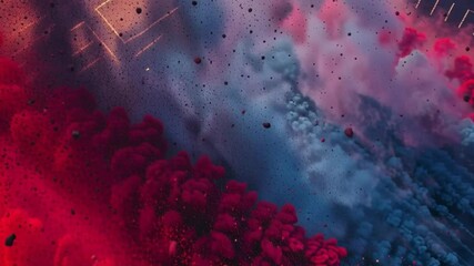 Wall Mural - colorful abstract background with vibrant smoke and dynamic light effects for creative projects
