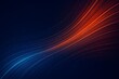 © NeoDesign Hub - Abstract flowing lines of blue and orange light against a dark background