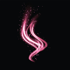 Wall Mural - twirling line, liquid flow, wave, and glowing light create this energetic png. a transparent overlay