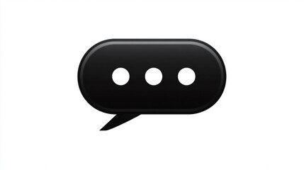 Minimalist send message icon on a clean blank background with ample caption space on the side. Simple, modern design ideal for communication, messaging apps, and user interface concepts.

