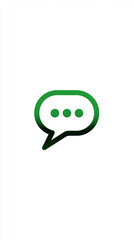 Minimalist send message icon on a clean blank background with ample caption space on the side. Simple, modern design ideal for communication, messaging apps, and user interface concepts.


