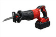 © whitestorm - Cordless reciprocating saw isolated on transparent background, power tool shot