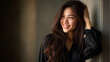 © Nataliya - 'Cheerful Thai Model with Soft Lighting and Hair Touch'