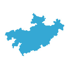  map of ukraine highlighted in blue