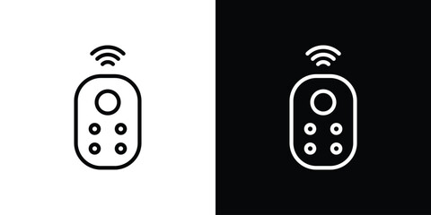 Remote control icon. Simple thin line, outline vectors