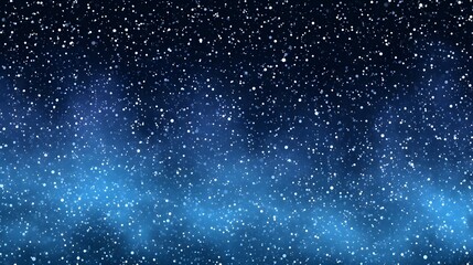 Wall Mural - Starry night sky with a blue gradient and many stars.