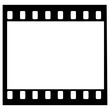 © MSTNURJAHAN - Film Strip Frame Design for Photography and Video Projects, Isolated on Transparent Background for Creative Graphic Design and Visual Storytelling