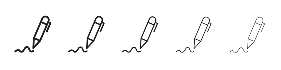 Wall Mural - write icon for your web site design, logo, app, ui.