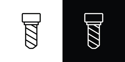 Implant Fixture icon graphic element Illustration template design