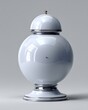 © Raju - Elegant white ceramic urn with lid high resolution image