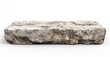 © Adikx - Rough, rectangular stone slab isolated on white background. (1)