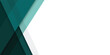 © ikkiae01 - Abstract Modern Teal color Geometric Overlays triangle shape banner for presentation background