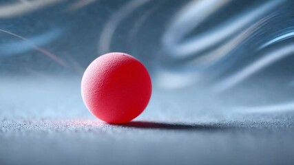 Wall Mural - Abstract Sphere Evolution: Transformation of a Red Ball in a Dynamic Light Environment