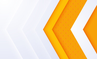 Wall Mural - abstract striped vector background design in orange and yellow tones