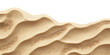 © PixMarket - Smooth beach sand dunes isolated on transparent background, top view