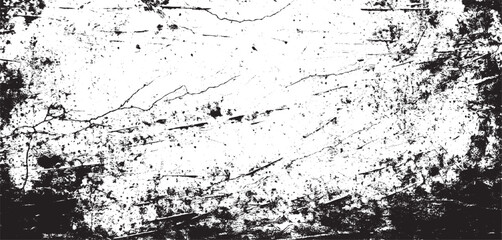 Wall Mural - abstract black and white grunge texture vector background, seamless white concrete texture, vector o